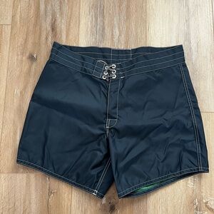 Birdwell Black Swim Board Shorts
